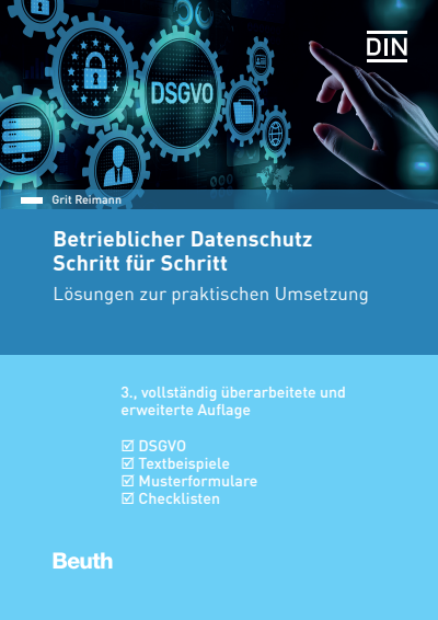Cover of book: Betrieblicher Datenschutz Schritt für Schritt