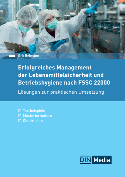 Cover des Buchs: Erfolgreiches Management der Lebensmittelsicherheit und Betriebshygiene nach FSSC 22000