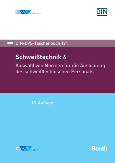 Cover des Buchs: DIN-DVS-Taschenbuch 191