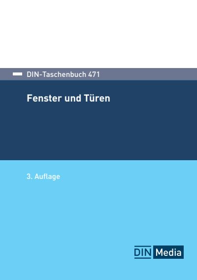 Cover des Buchs: DIN-Taschenbuch 471