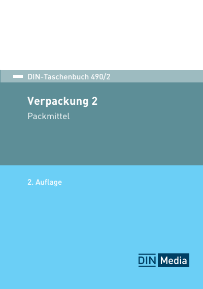 Cover of book: DIN-Taschenbuch 490/2