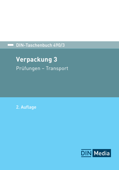 Cover des Buchs: DIN-Taschenbuch 490/3