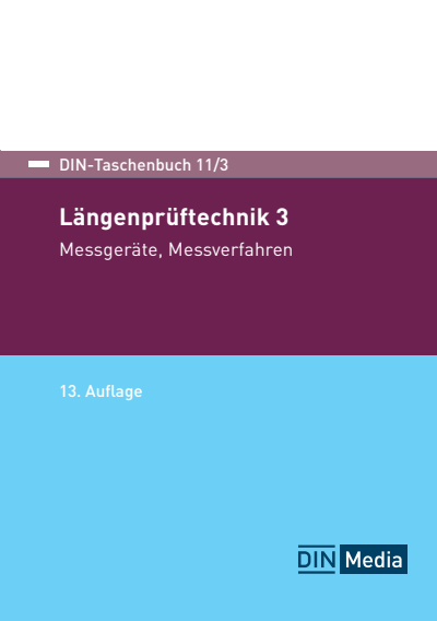 Cover of book: DIN-Taschenbuch 11/3