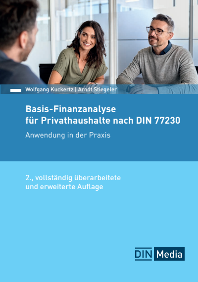 Cover des Buchs: Basis-Finanzanalyse für Privathaushalte nach DIN 77230