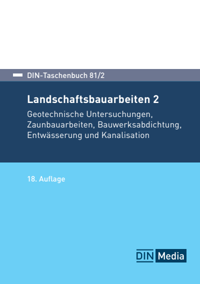 Cover des Buchs: DIN-Taschenbuch 81/2