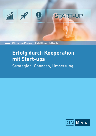 Cover des Buchs: Erfolg durch Kooperation mit Start-ups