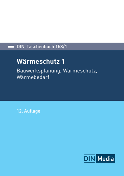 Cover of book: DIN-Taschenbuch 158/1