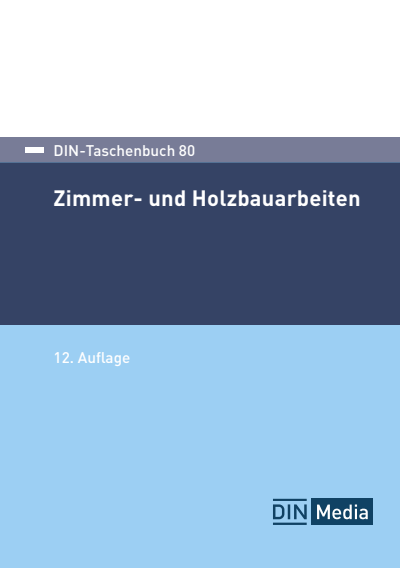 Cover des Buchs: DIN-Taschenbuch 80