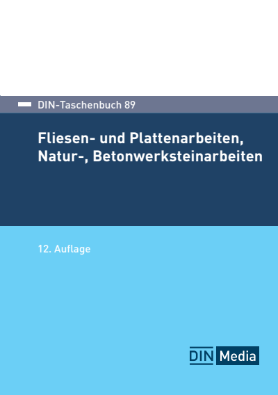 Cover des Buchs: DIN-Taschenbuch 89