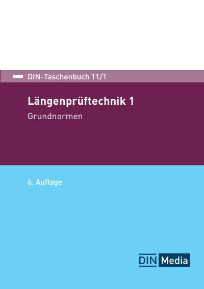 Cover des Buchs: DIN-Taschenbuch 11/1