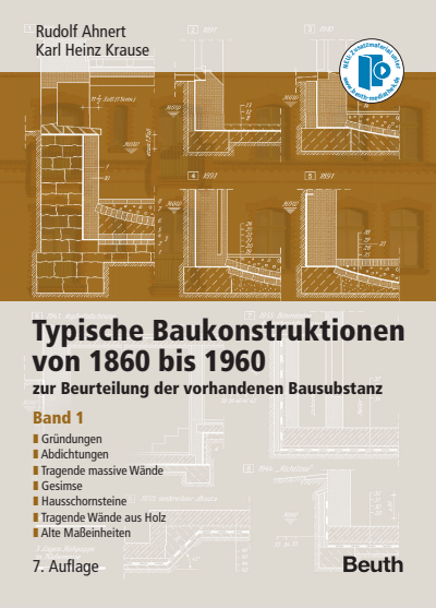 Cover des Buchs: Typische Baukonstruktionen von 1860 bis 1960