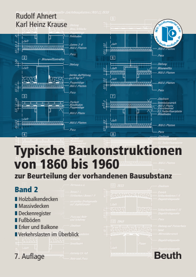 Cover des Buchs: Typische Baukonstruktionen von 1860 bis 1960
