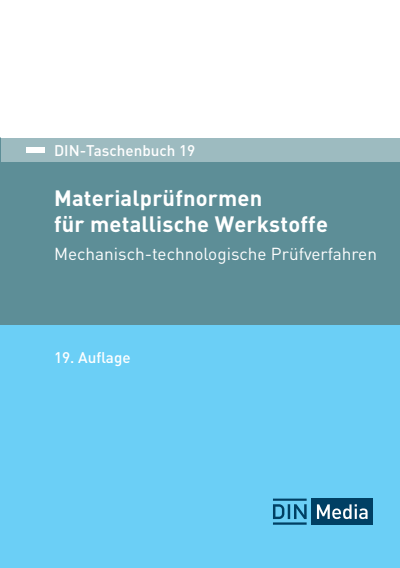 Cover of book: DIN-Taschenbuch 19