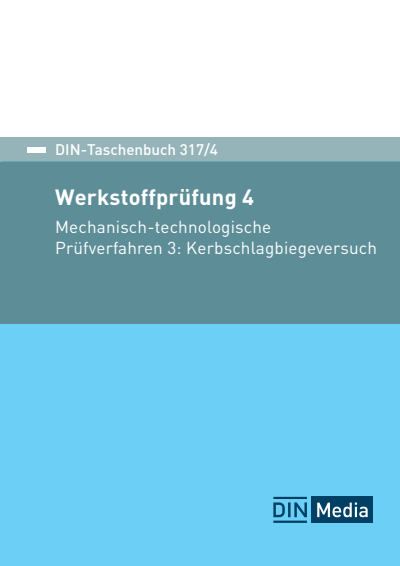 Cover des Buchs: DIN-Taschenbuch 317/4