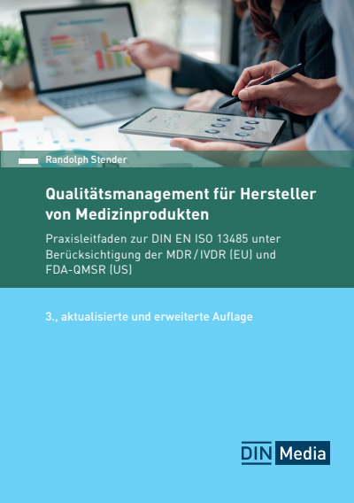 Cover of book: Qualitätsmanagement für Hersteller von Medizinprodukten
