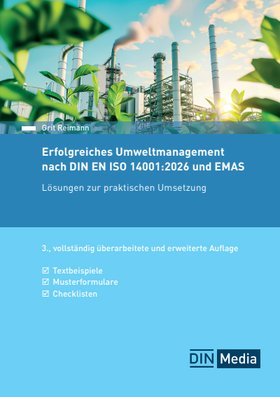 Cover des Buchs: Erfolgreiches Umweltmanagement nach DIN EN ISO 14001:2026 und EMAS
