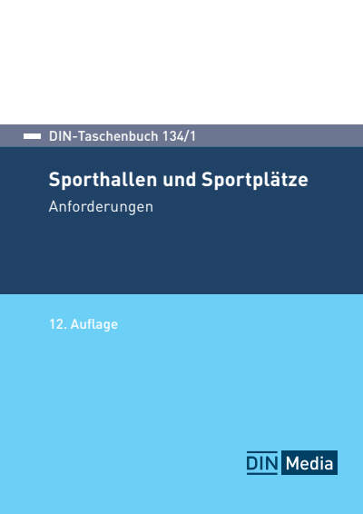 Cover des Buchs: Sporthallen und Sportplätze