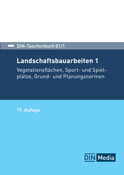 Cover of book: DIN-Taschenbuch 81/1