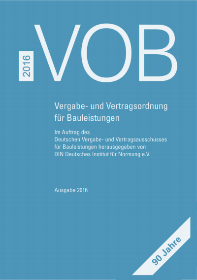 Cover des Buchs: VOB 2016 Gesamtausgabe