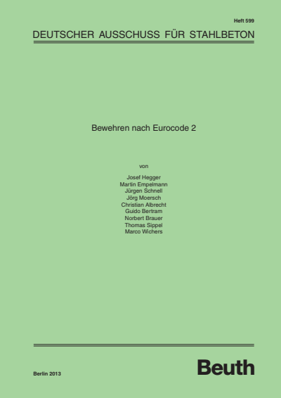 Cover of book: Bewehren nach Eurocode 2