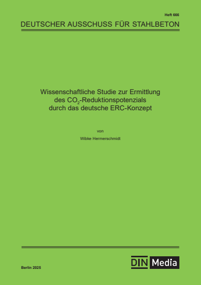 Cover des Buchs: Wissenschaftliche Studie zur Ermittlung des CO2-Reduktionspotenzials durch das deutsche ERC-Konzept