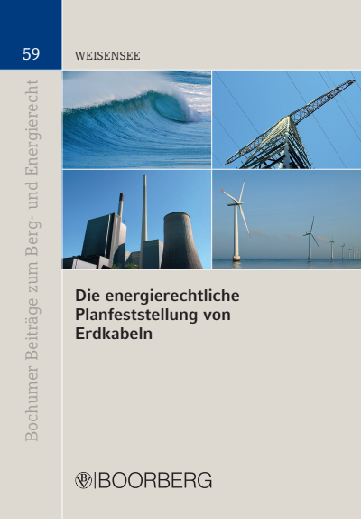Cover des Buchs: Die energierechtliche Planfeststellung von Erdkabeln