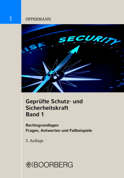 Cover des Buchs: Geprüfte Schutz- und Sicherheitskraft