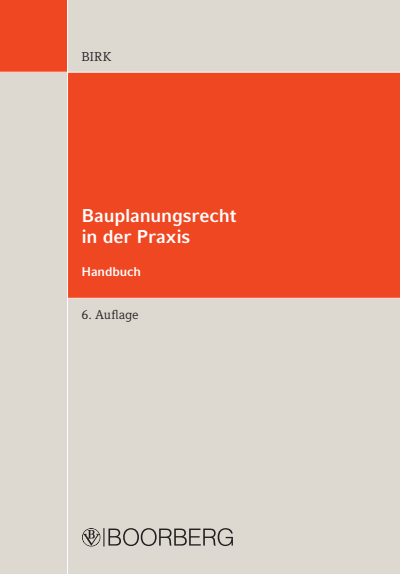 Cover of book: Bauplanungsrecht in der Praxis - Handbuch