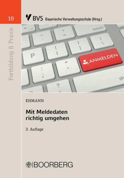 Cover of book: Mit Meldedaten richtig umgehen
