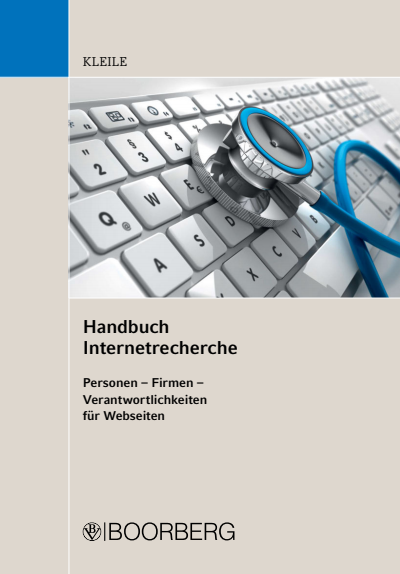Cover of book: Handbuch Internetrecherche
