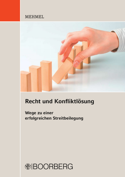 Cover des Buchs: Recht und Konfliktlösung