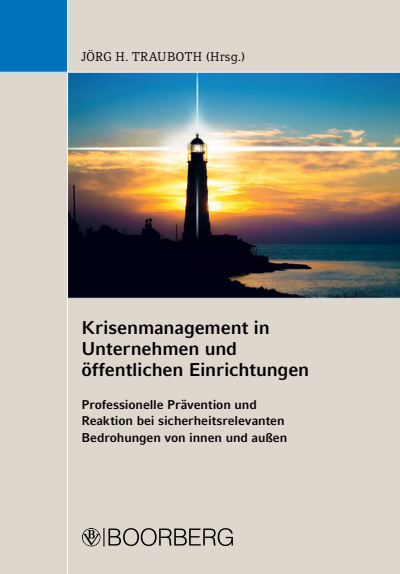 Cover of book: Krisenmanagement in Unternehmen und öffentlichen Einrichtungen