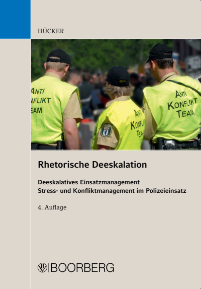 Cover of book: Rhetorische Deeskalation