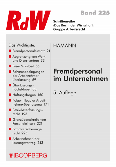 Cover des Buchs: Fremdpersonal im Unternehmen