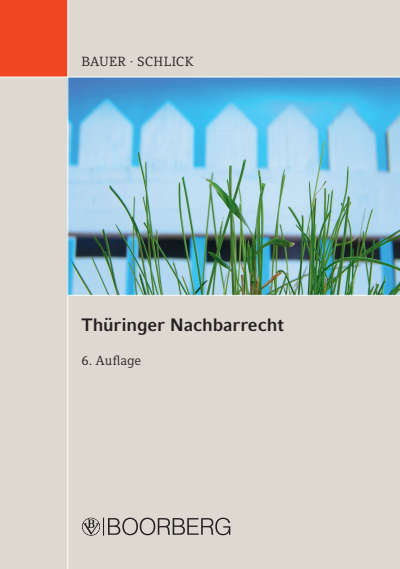 Cover des Buchs: Thüringer Nachbarrecht