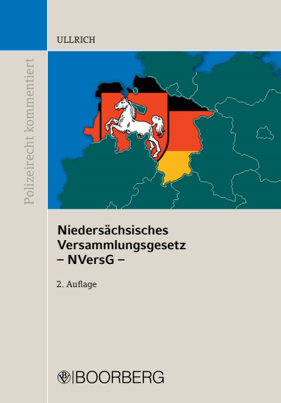 Cover des Buchs: Niedersächsisches Versammlungsgesetz - NVersG -