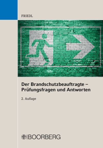 Cover of book: Der Brandschutzbeauftragte – Prüfungsfragen und Antworten