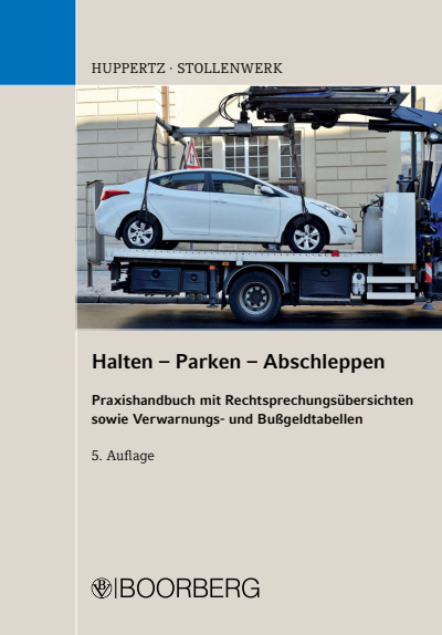 Cover of book: Halten - Parken - Abschleppen
