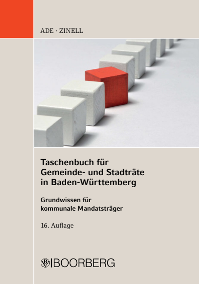 Cover des Buchs: Taschenbuch für Gemeinde- und Stadträte in Baden-Württemberg