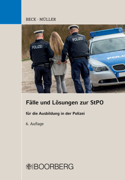 Cover des Buchs: Fälle und Lösungen zur StPO