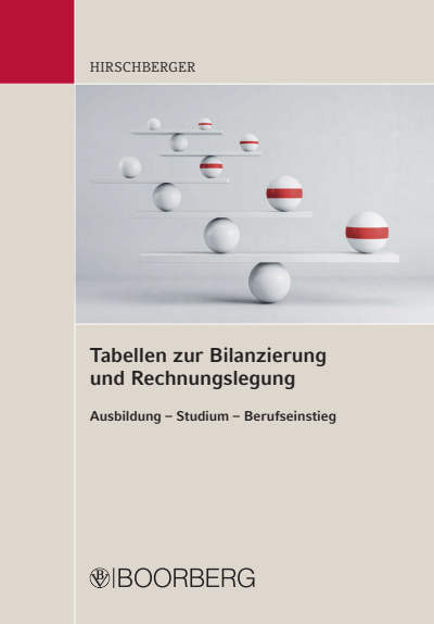 Cover des Buchs: Tabellen zur Bilanzierung und Rechnungslegung