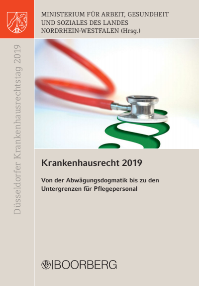 Cover of book: Krankenhausrecht 2019