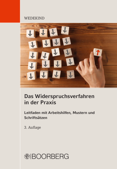 Cover of book: Das Widerspruchsverfahren in der Praxis