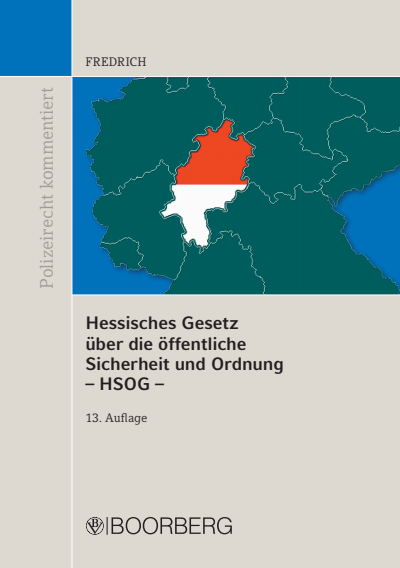 Cover des Buchs: Hessisches Gesetz über die öffentliche Sicherheit und Ordnung - HSOG -