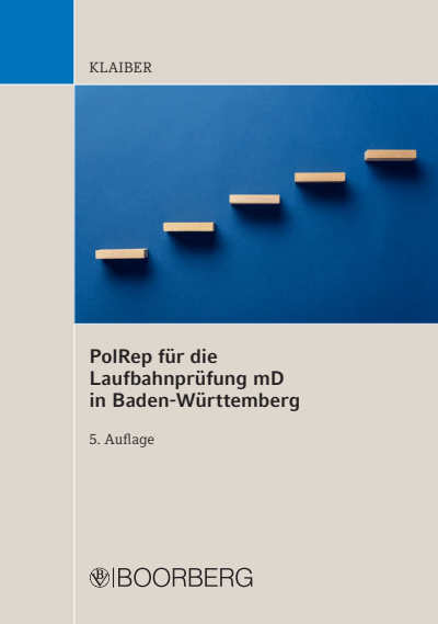 Cover des Buchs: PolRep für die Laufbahnprüfung mD in Baden-Württemberg