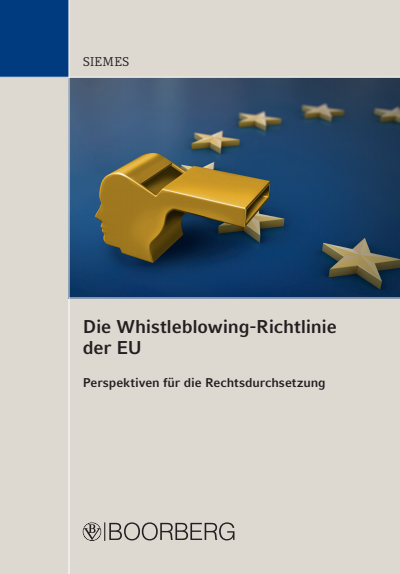 Cover des Buchs: Die Whistleblowing-Richtlinie der EU