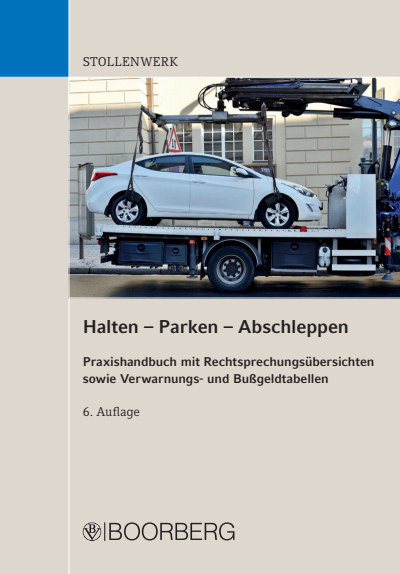 Cover of book: Halten - Parken - Abschleppen