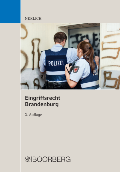 Cover des Buchs: Eingriffsrecht Brandenburg