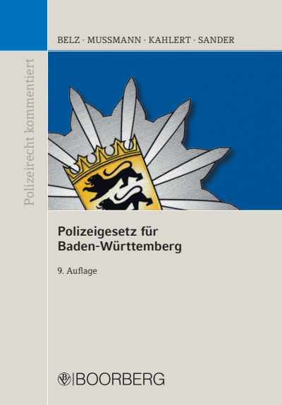 Cover des Buchs: Polizeigesetz für Baden-Württemberg