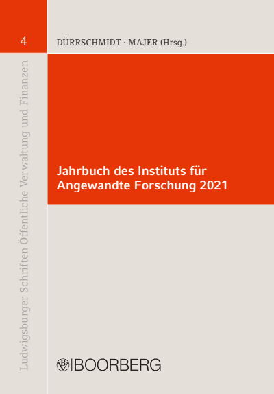 Cover des Buchs: Jahrbuch des Instituts für Angewandte Forschung 2021